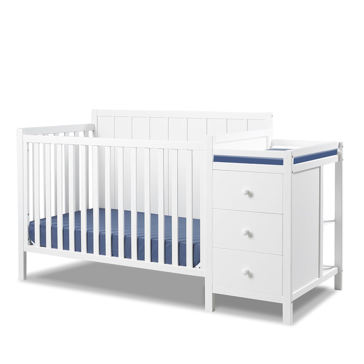 Sorelle Essex Crib & Changer - 4-in-1 Convertible Crib, Non-Toxic Finish, Wooden Baby - B0DTZ7LFJK